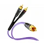 Міжблочний кабель Purple Subwoofer cable Y type RCA - 2x RCA (3м)