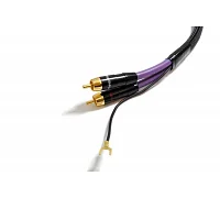 Міжблоковий кабель Melodika Purple Phono cable 2xRCA із заземленням (1,5 м)