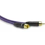 Міжблочний кабель Melodika Purple 2xRCA PHONO із заземлювальним проводом (2 м)