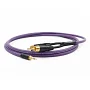 Міжблочний кабель Melodika Purple Stereo jack cable 3.5mm - 2x RCA (1,5m)