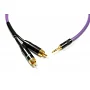 Міжблочний кабель Melodika Purple stereo jack cable 3.5mm - 2x RCA, довжина (0,5м)