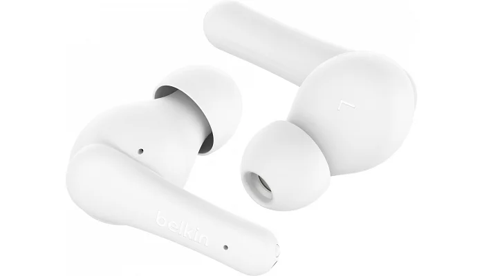 Бездротові вакуумні TWS навушники Belkin Soundform Rhythm True Wireless (White), фото № 2