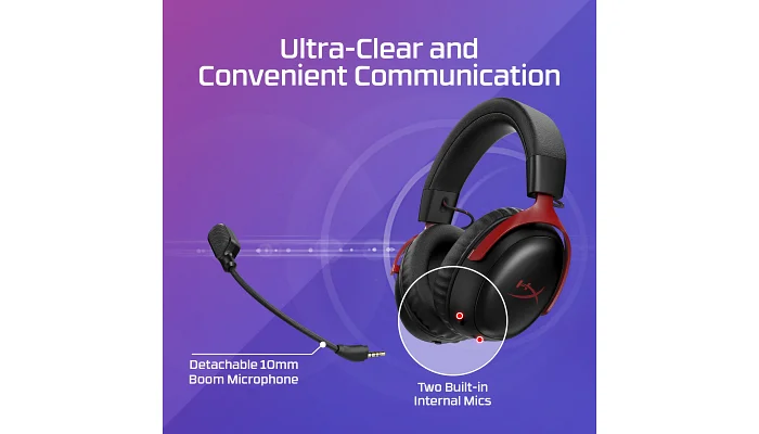 Гарнітура ігрова HyperX Cloud III S (black-red), фото № 14