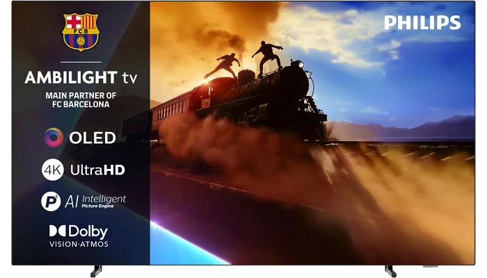 Телевізор Philips 55OLED770/12 55" OLED 4K 120Hz Smart Titan OS Black Ambilight, фото № 1