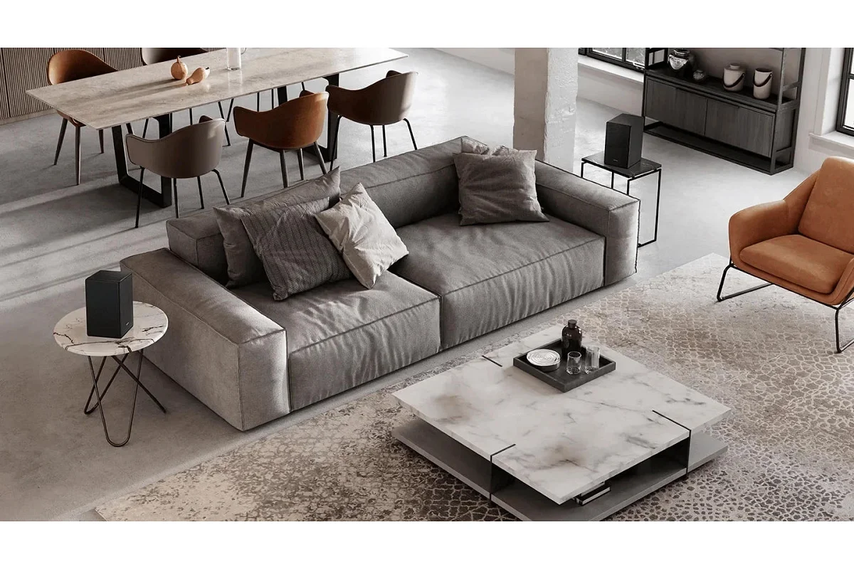 Тилова акустика Samsung SWA-9500S в інтер’єрі