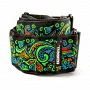 Гітарний ремінь DUNLOP JH27 BLACKLIGHT LOVE DROPS BLUE STRAP