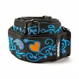 Гітарний ремінь DUNLOP JH24 BLACKLIGHT MONTEREY BLUE STRAP