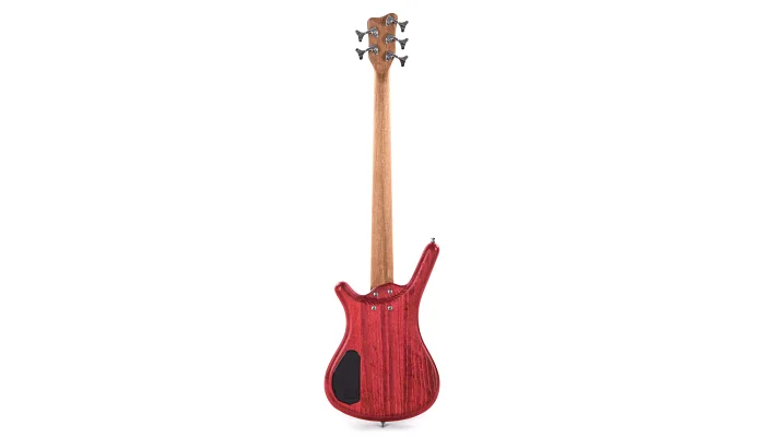 Бас-гітара WARWICK Teambuilt Pro Series Corvette Ash, 5-String, A/A (Burgundy Red Transparent Satin), фото № 2