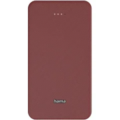 Зовнішній акумулятор (повербанк) Bank Hama 20000 mAh (red)