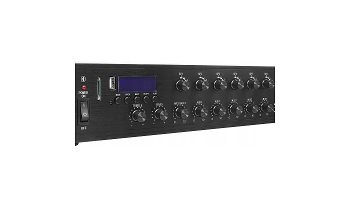 Трансляційний підсилювач потужності Top Sound TPA-200, 200Вт, USB, 6 zones, фото № 2