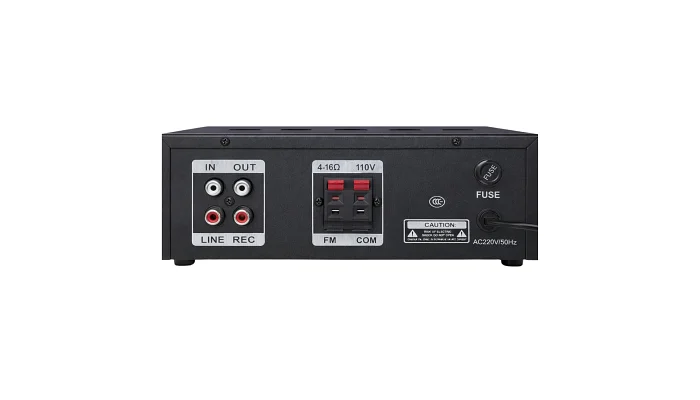 Трансляційний підсилювач потужності ProRecAudio M-60USBS, 60Вт, USB/SD (сріблястий), фото № 3