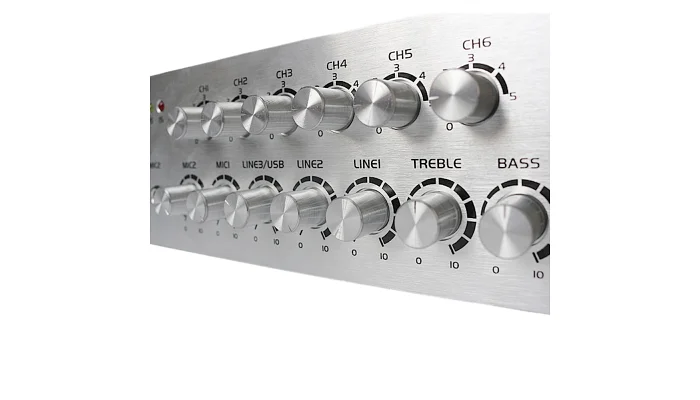 Трансляційний підсилювач потужності ProRecAudio PA-5350USBDS, 350Вт, USB/SD, 2U (сріблястий), фото № 3