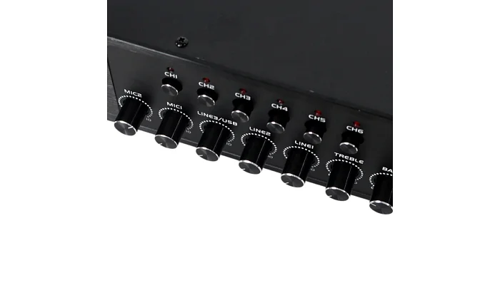 Трансляційний підсилювач потужності ProRecAudio PA-5800USBD, 800Вт, USB/SD, 2U (чорний), фото № 3