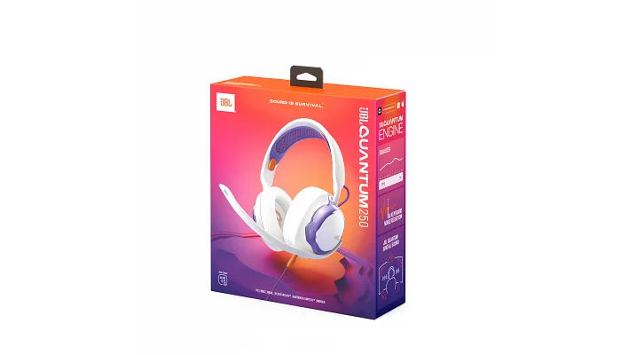 Гарнітура ігрова  JBL Quantum 250 (White), фото № 7