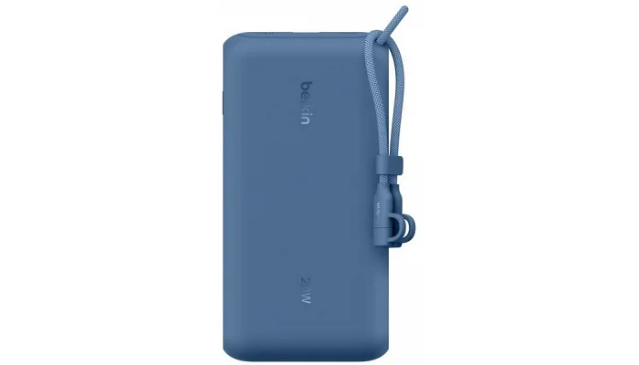 Портативний літій-іонний зарядний пристрій Power Bank Belkin 20000мА·ч, 20Вт, с дисплеем (синій), фото № 1