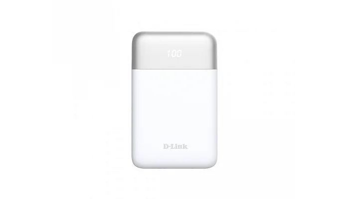 Портативное литий-ионное зарядное устройство Power Bank D-Link 10000мАч, 18Вт, 1xUSB-A, 1xUSB-C (белый), фото № 2