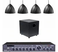 Комплект звуку DV audio DMA180SUB8Т4PS502TB для приміщень до 120 м²