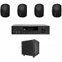 Комплект звуку DV audio KTV200SW8504MS52TB для приміщень до 60 м²