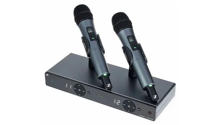 Радіосистема з ручними динамічними мікрофонами SENNHEISER XSW 1-825 DUAL, фото № 2