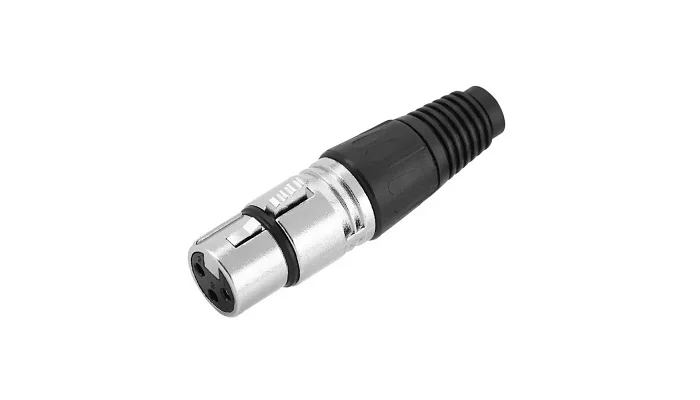 Штекер мікрофонний XLR-3FS 3-контактний 'мама', фото № 1