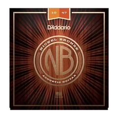 Набір струн для акустичної гітари DADDARIO NB1047 NICKEL BRONZE EXTRA LIGHT 10-47