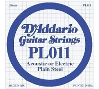 Струна для гітари DADDARIO PL011 Plain Steel 011