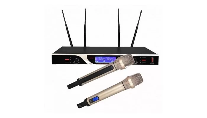 Радиосистема с двумя ручными микрофонами 4all Audio X-5.0
