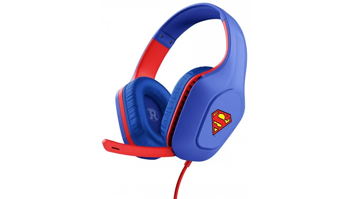 Гарнітура ігрова Trust GXT415SM Zirox Superman edition (blue), фото № 1