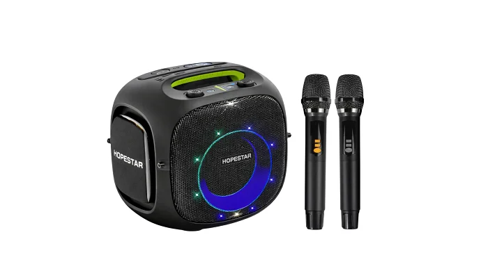 Автономна акустична система Hopestar Partyone ULTIMATE (BT+2MIC+USB+TWS), фото № 1