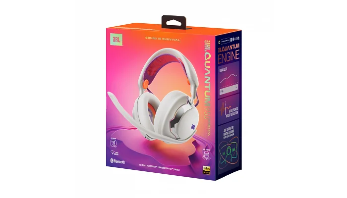 Бездротова ігрова гарнітура JBL Quantum 950 (White), фото № 13