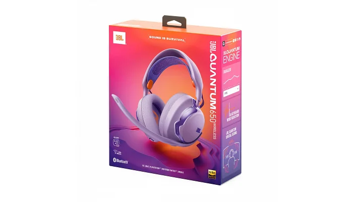 Гарнітура ігрова JBL Quantum 650 (Purple), фото № 10