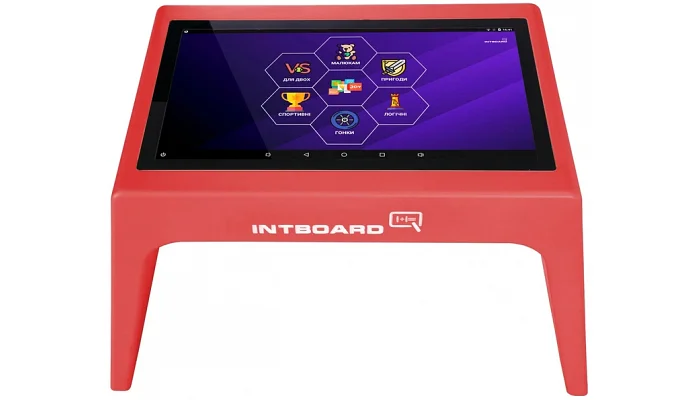 Інтерактивний стіл INTBOARD ZABAVA 43" 2.0 UF (Red), фото № 3
