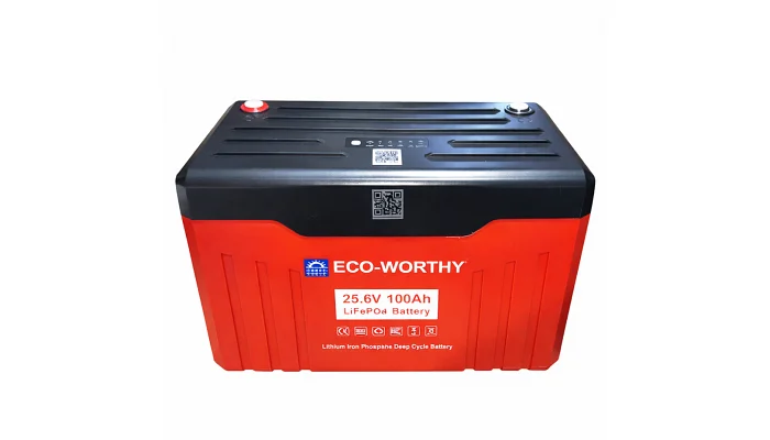 Акумуляторна батарея LiFePO4 Eco-Worthy 25,6V / 100Ah (0°C - 60°C), фото № 1