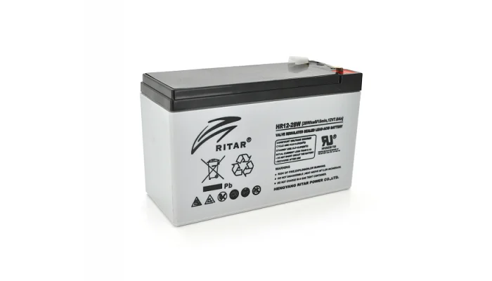 Акумуляторна батарея AGM RITAR HR1228W 12V / 7.0Ah, фото № 1
