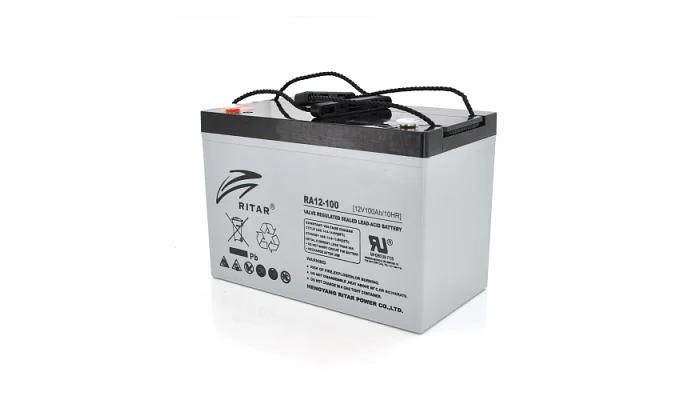 Акумуляторна батарея AGM RITAR RA12-100S 12V / 100.0Ah, фото № 2