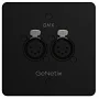 Настінна DMX-панель ChamSys GeNetix Passthrough Dual Port Female, EU
