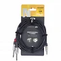 Готовий аудіокабель STAGG N NYC1/MPS2PR (mini Jack Stereo - 2 x Jack Mono)