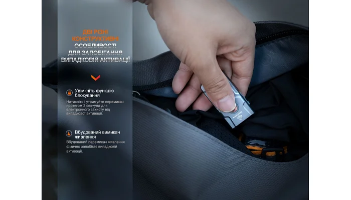 Фонарь наключный Fenix E03R V2.0 (синий), фото № 15