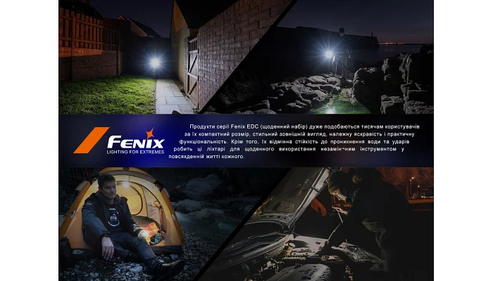 Ліхтар наключний Fenix E03R V2.0 (синій), фото № 31