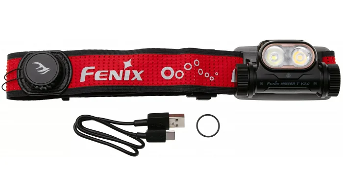 Ліхтар налобний Fenix HM65R-T V2.0 (black), фото № 5