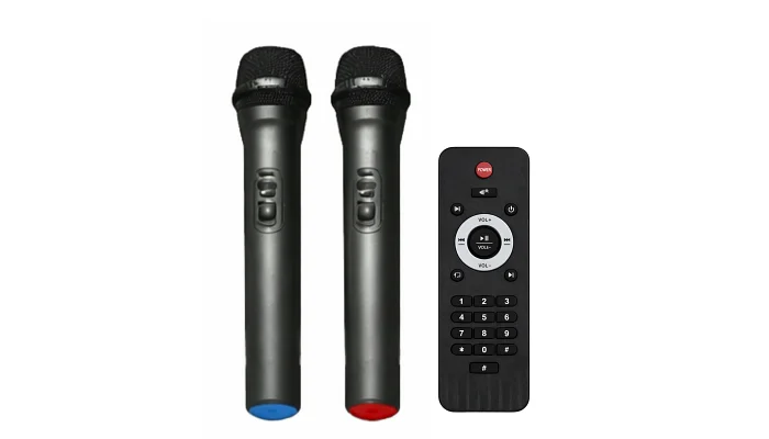 Автономна акустична система TMG ZXX-9191 (BT+2MIC+USB+FM+TWS), фото № 6