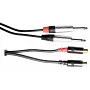 Міжблочний кабель ALPHA AUDIO GEWA Pro Line 2xJack 6.3 – 2xRCA (3 м)