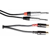 Міжблочний кабель ALPHA AUDIO GEWA Pro Line 2xJack 6.3 - 2xRCA (6 м)