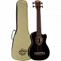 Электроакустическая мини бас-гитара Lag Tiki Guitar 118 TKB118FCE + чехол