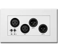 Настінна AV-панель Blustream DA22XLR-WP-EU-V2