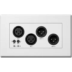 Настінна AV-панель Blustream DA22XLR-WP-EU-V2