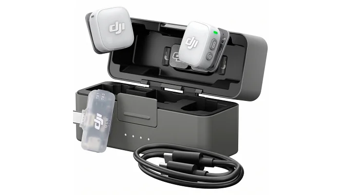 Радіосистема з двома петльовими мікрофонами DJI Mic Mini 2 (2 TX + 1 RX + Charging Case), фото № 11