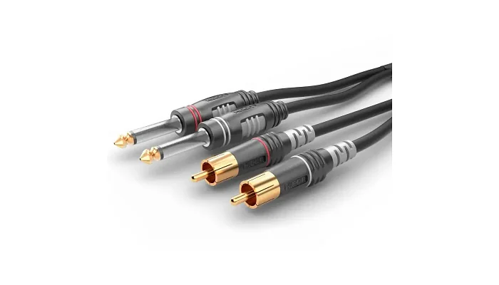Межблочный кабель 2 x jack / 2 x RCA Sommer Cable HBA-62C2-0150, фото № 2