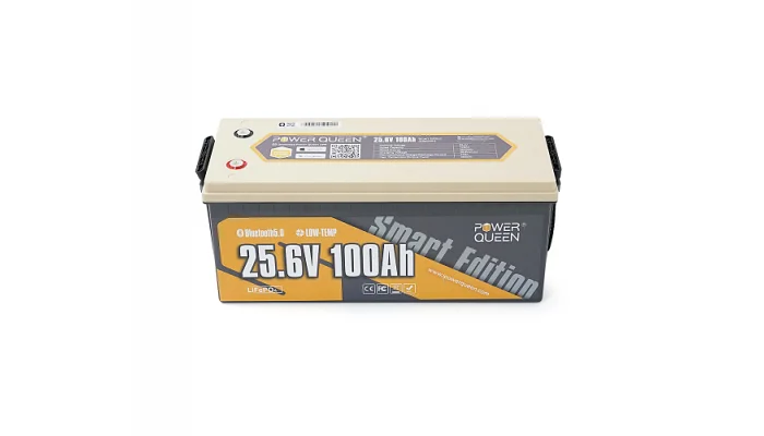 Акумуляторна батарея LiFePO4 Power Queen 25,6 В / 100 А·год, фото № 2