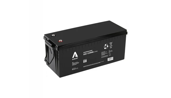 Акумулятор GEL AZBIST ASGEL-122000M8 12V / 200.0Ah (Black Case), фото № 1
